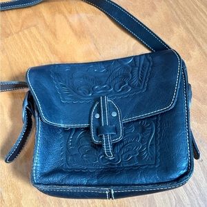 Patricia Nash black leather purse